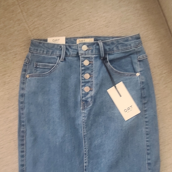 Oat New York Denim Maxi Skirt sz 4/27 - Picture 4 of 5